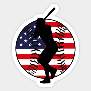 US Baseball Sticker